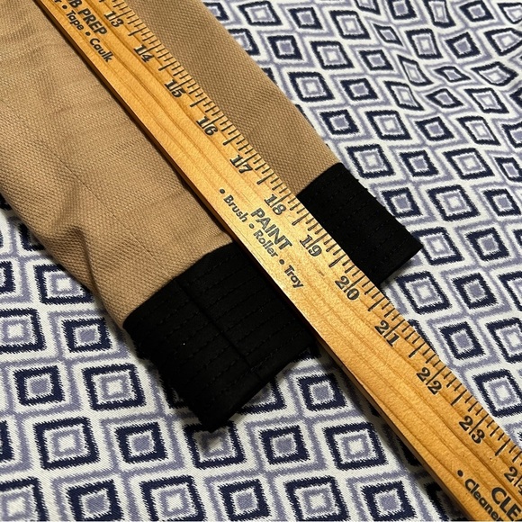 Etcetera Suit Jacket Size 8 Beige Black Dress Casual Cotton Zipper Front EUC - Picture 6 of 14